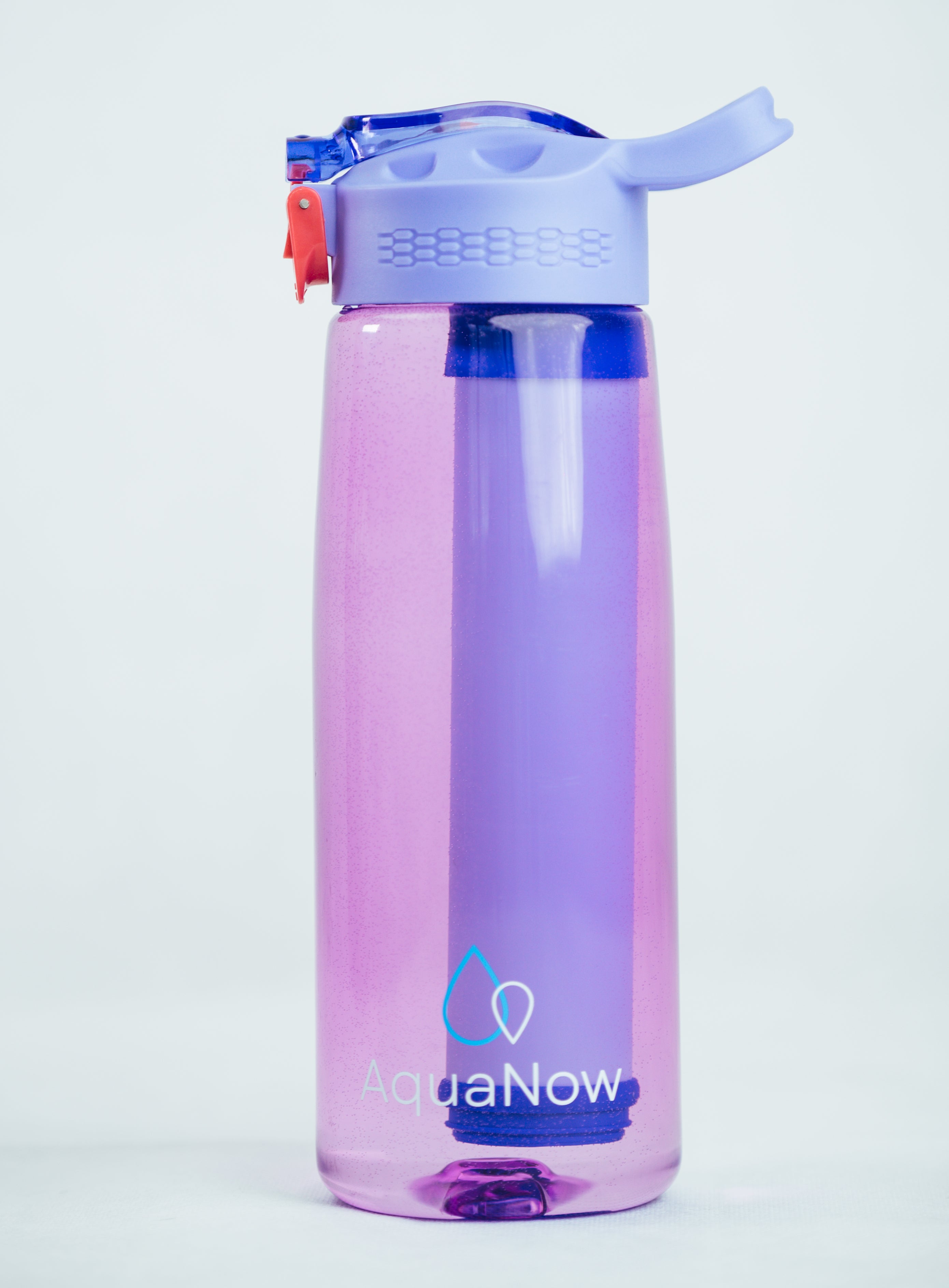 AquaNow Sunrise Pink Water Bottle With Advanced Filtration